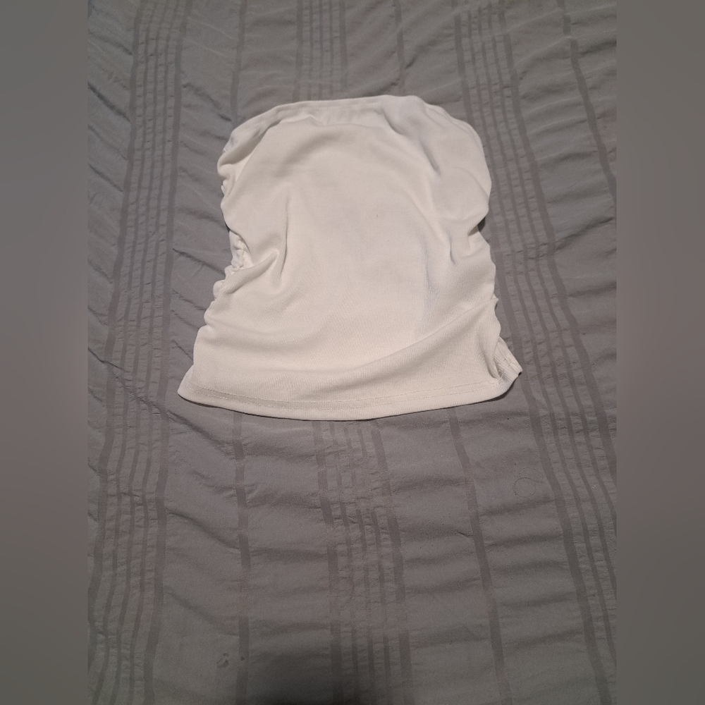 Off White Tube Top